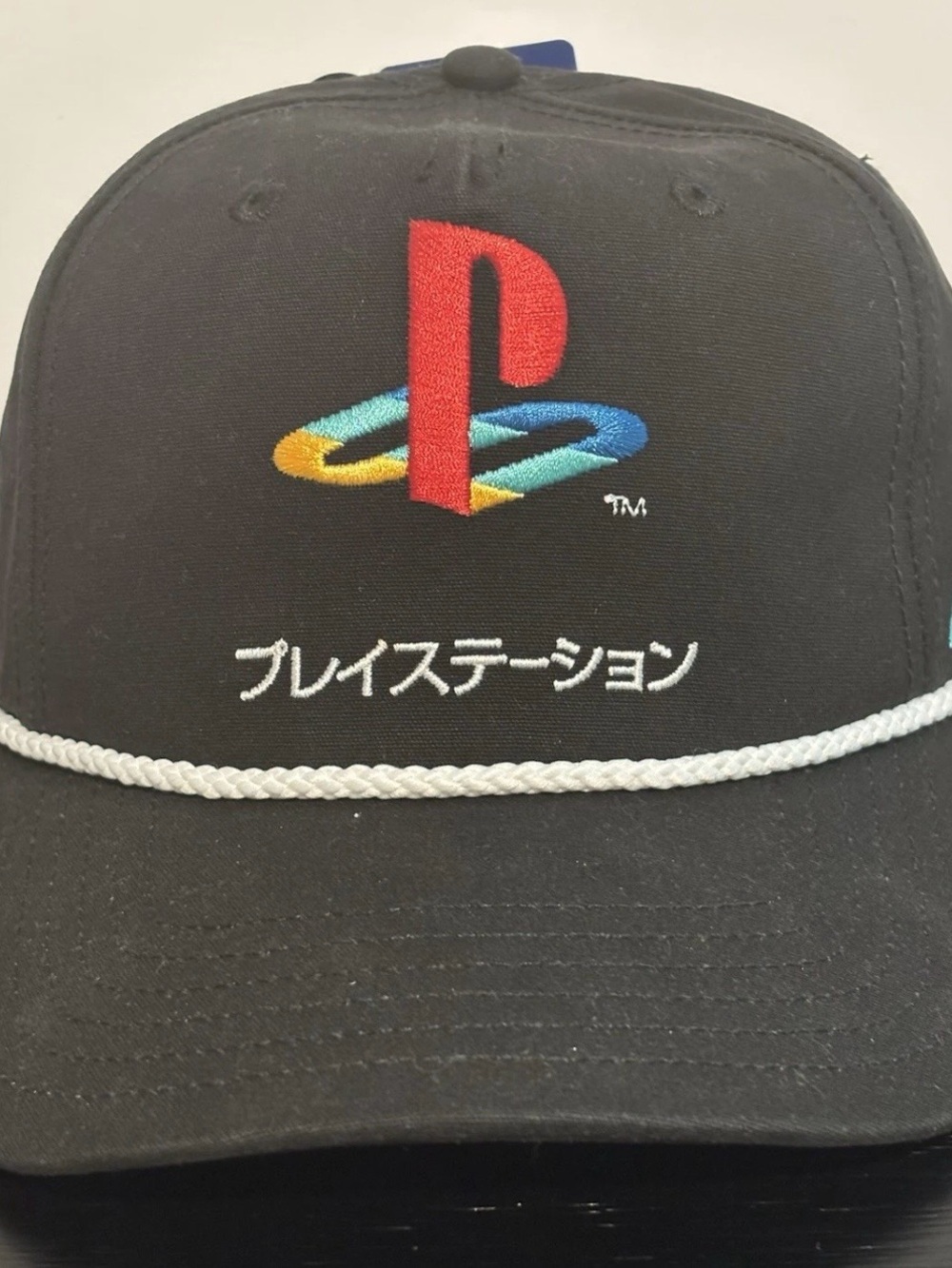 Sony Black snap back Baseball Cap with Multicolor PlayStation Logo
